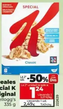 Dia Kellogg's - cereales special k original oferta