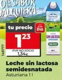 Dia Asturiana - leche sin lactosa semidesnatada oferta