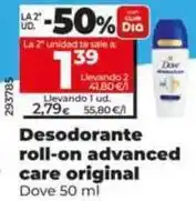 Dia Dove - desodorante roll-on advanced care original oferta