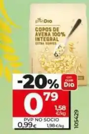 Dia Gran dia - copos de avena integral oferta