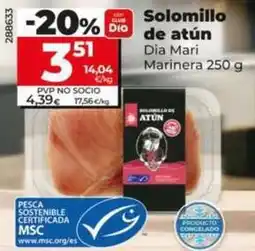 Dia Dia mari marinera - solomillo de atún oferta