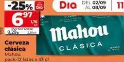 Dia Mahou - cerveza clásica oferta