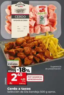 Dia Seleccion de dia - cerdo a tacos oferta