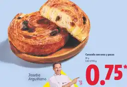 Lidl Caracola con uvas y pasas oferta