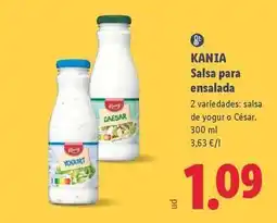 Lidl Kania - salsa para ensalada oferta