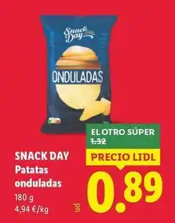 Lidl Snack day - patatas onduladas oferta