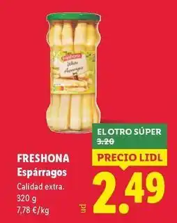 Lidl Freshona - espárragos oferta