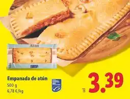 Lidl Empanada de atun oferta
