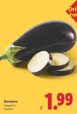 Lidl Berenjena oferta