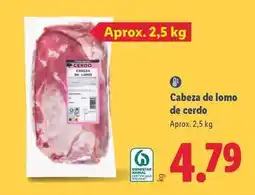 Lidl Cabeza de lomo de cerdo oferta