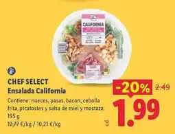 Lidl Chef select - ensalada california oferta
