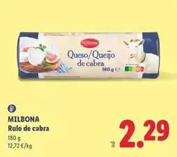 Lidl Milbona - rulo de cabra oferta