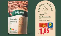 Lidl Alesto - snack de almendra oferta