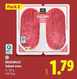 Lidl Realvalle - salami extra oferta