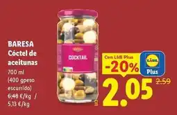 Lidl Baresa - coctel de aceitunas oferta