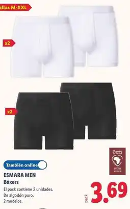 Lidl Esmara men - bóxers oferta