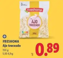 Lidl Freshona - ajo troceado oferta
