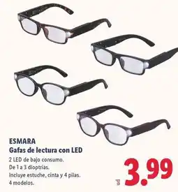 Lidl Esmara - gafas de lectura con led oferta