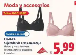 Lidl Esmara - sujetador de aros con encaje oferta