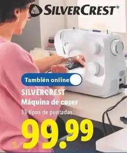 Lidl Silvercrest - maquina de coser oferta