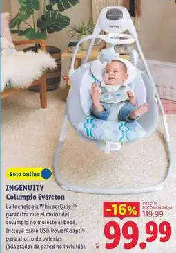 Lidl Ingenuity - columpio everston oferta