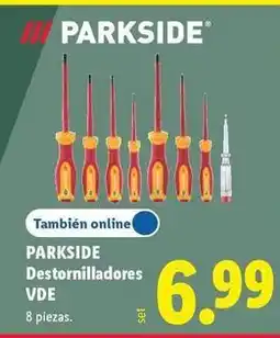 Lidl Parkside - destornilladores vde oferta