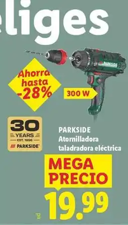 Lidl Parkside - atornilladora taladradora eléctrica oferta
