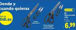 Lidl W5 - tijeras de sastre oferta