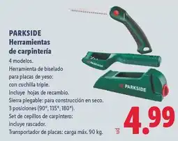 Lidl Parkside - herramientas de carpinteria oferta