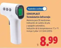 Lidl Sensiplast - termometro infrarrojo oferta