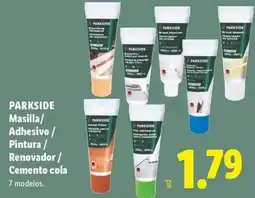 Lidl Parkside - masilla/ adhesivo/ pintura/ renovador/ cemento cola oferta