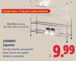 Lidl Livarno - zapatero oferta