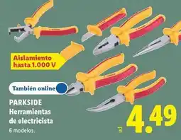 Lidl Parkside - herramientas de electricista oferta