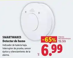 Lidl Smartwares - detector de humo oferta