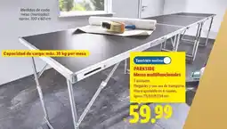 Lidl Parkside - mesas multifuncionales oferta