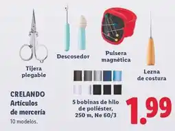 Lidl Crelando - articulos de merceria oferta