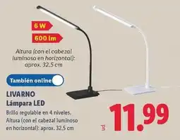 Lidl Livarno - lampara led oferta