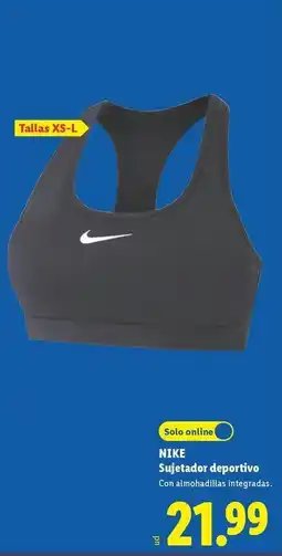 Lidl Nike - sujetador deportivo oferta