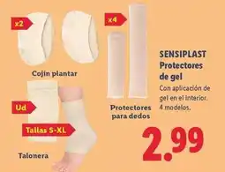 Lidl Sensiplast - protectores de gel oferta