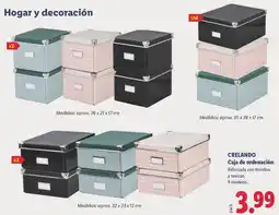 Lidl Crelando - caja de ordenacion oferta