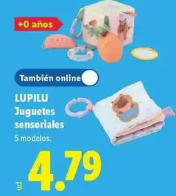 Lidl Lupilu - juguetes sensoriales oferta
