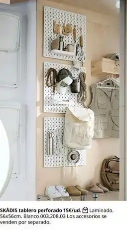 IKEA Blanco - skandis tablero perforado oferta
