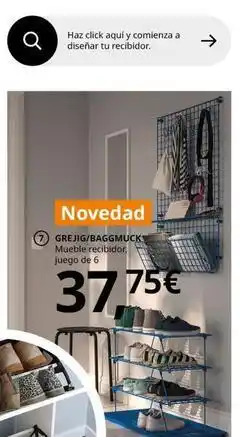 IKEA Mueble recilidor juego de 6 oferta