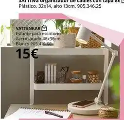IKEA Blanco - satiling organizator de cabies con tapa oferta