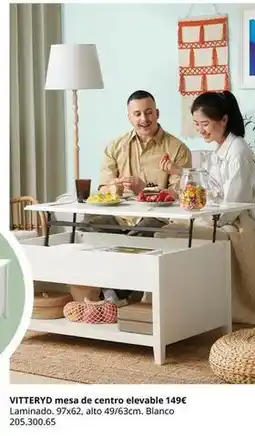 IKEA Blanco - mesa de centro elevable oferta