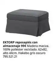 IKEA Ektorp - ektorp reposapiés con almacenaje oferta