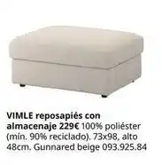 IKEA Vimle reposapiés con almacenaje oferta