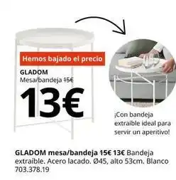 IKEA Ideal - gladom mesa/bandeja oferta