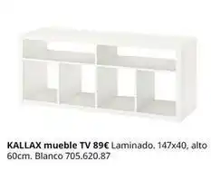 IKEA Blanco - kallax mueble tv oferta