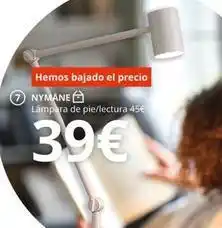 IKEA Lámpara de pie/lectura oferta